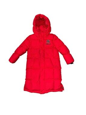 MLB New York Yankees Down Fill Long Parka Youth 7 Red